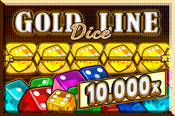 Gold Line Dice